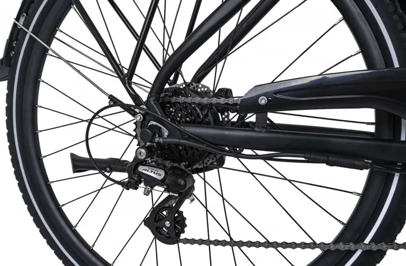 Dawes Spire 1.0 Crossbar Electric Hybrid Bike - Black-5